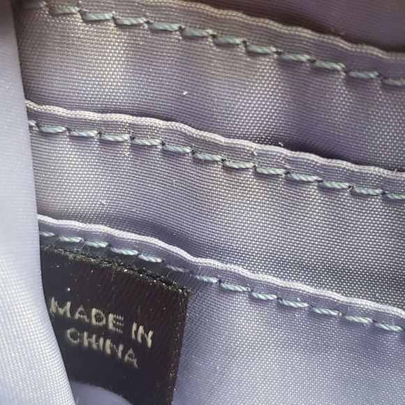 Coach Y2K Metallic Purple Small Coin Card Wallet with Tassel - Picture 8 of 10